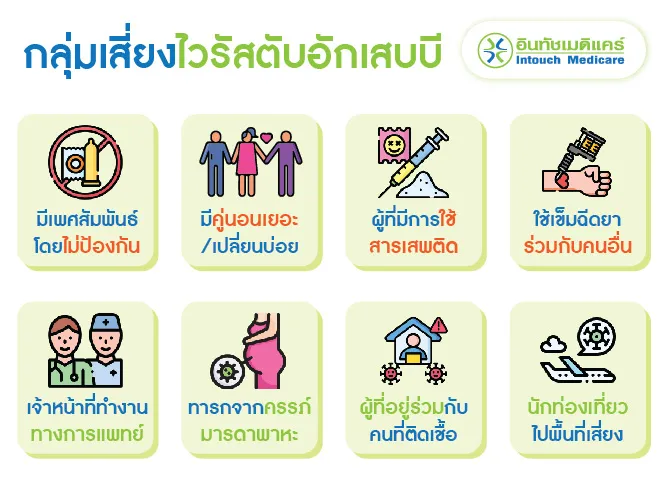 กลุ่มเสี่ยงไวรัสตับอักเสบบี