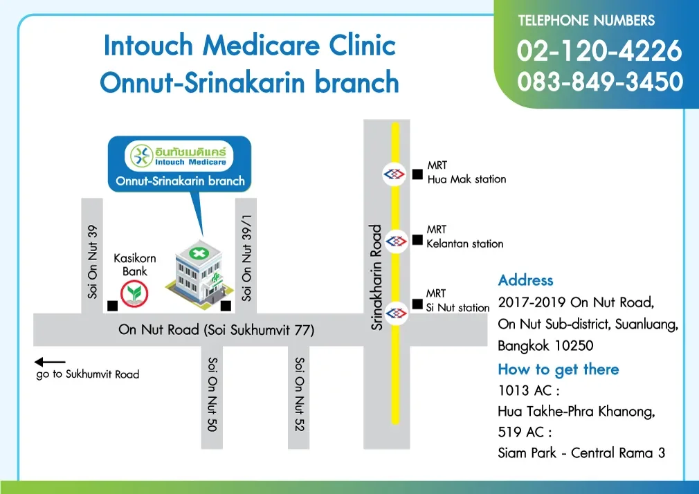 Intouchm edicare Clinic onnut srinakarin branch